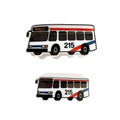 Philly Bus 215 Hair Claw Clip ~  Philadelphia