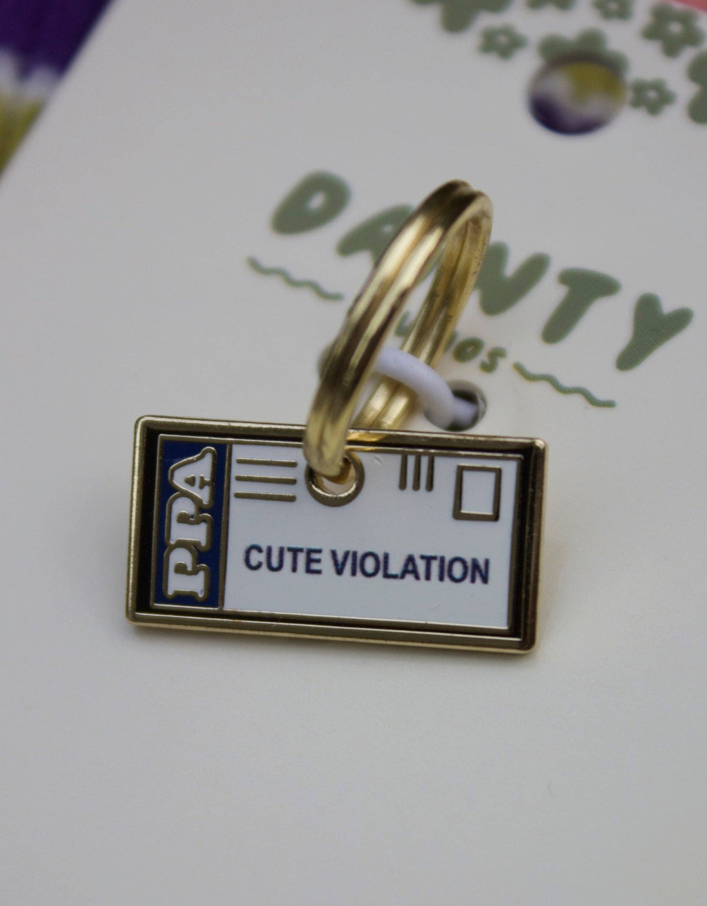 Philly PPA Ticket Cute Violation Pet Collar Charm