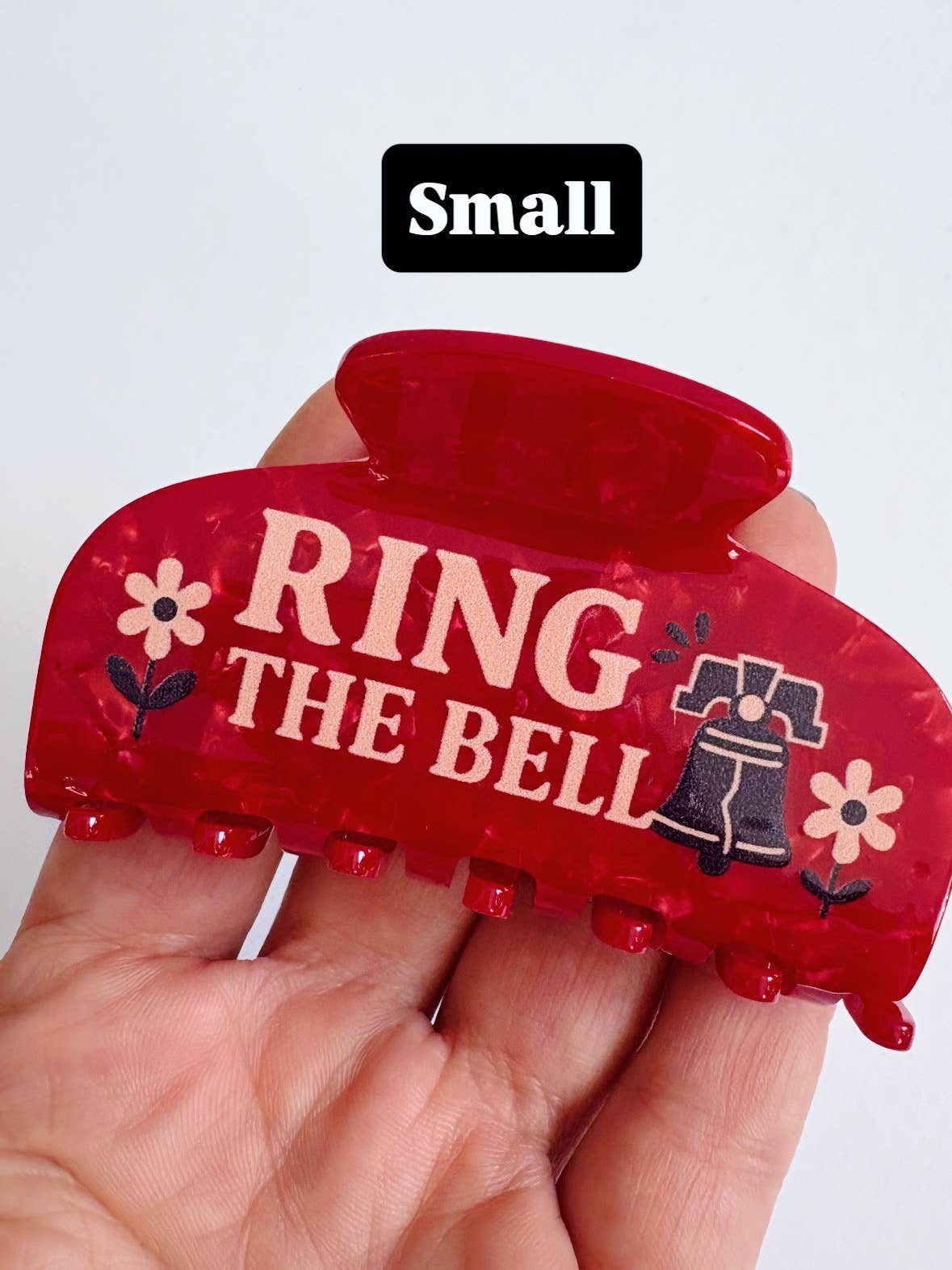 Ring the Bell Red Hair Claw Clip ~  Philadelphia