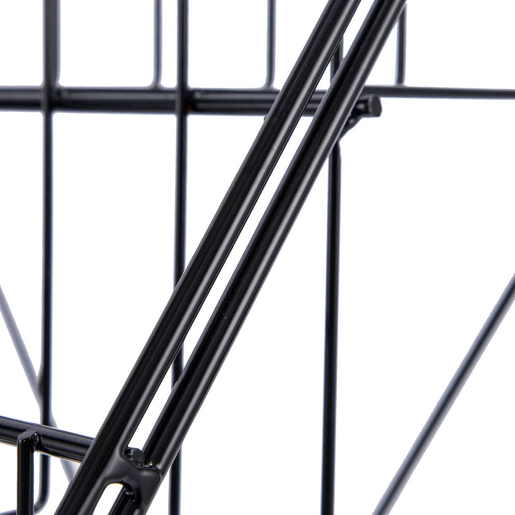 Black Floor-Standing Wire Rack - 46''H x 26 1/2''W x 31''D