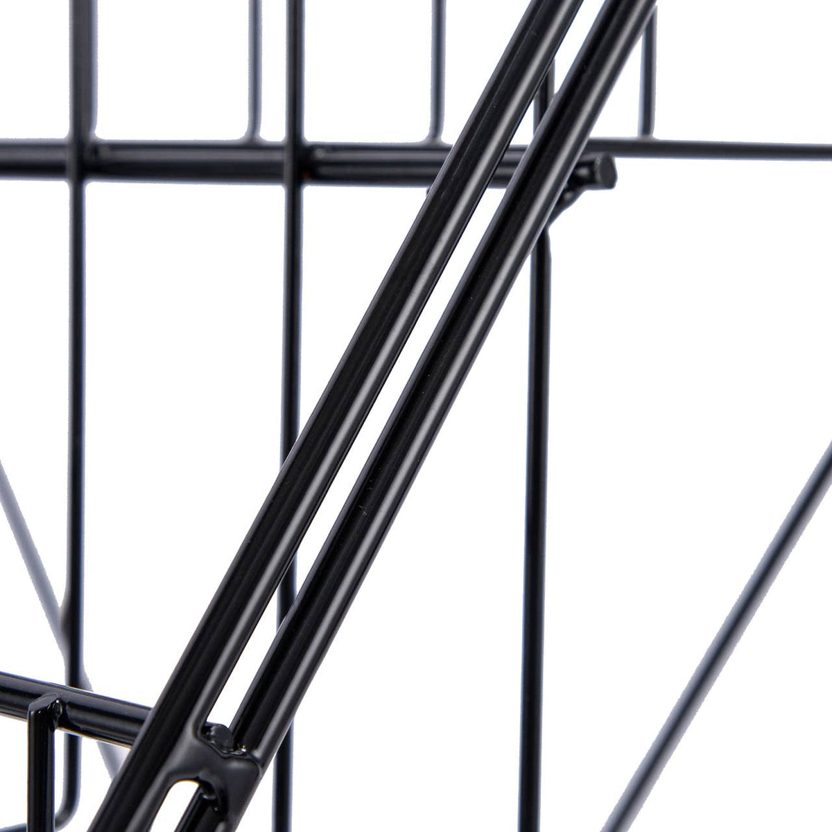 Black Floor-Standing Wire Rack - 46''H x 26 1/2''W x 31''D