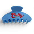 Philly retro blue & red Hair Claw Clip ~  Philadelphia