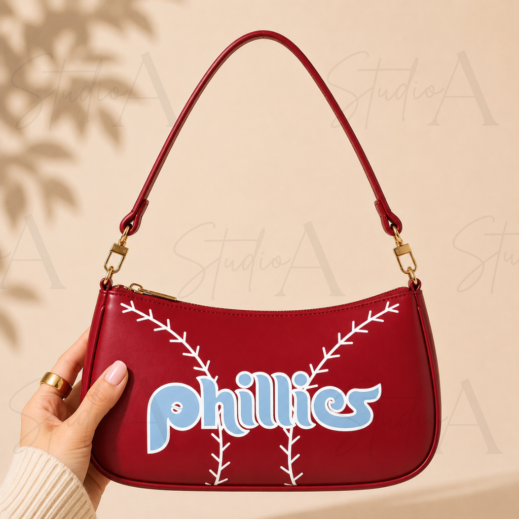 Philadelphia Phillies Leather Purse