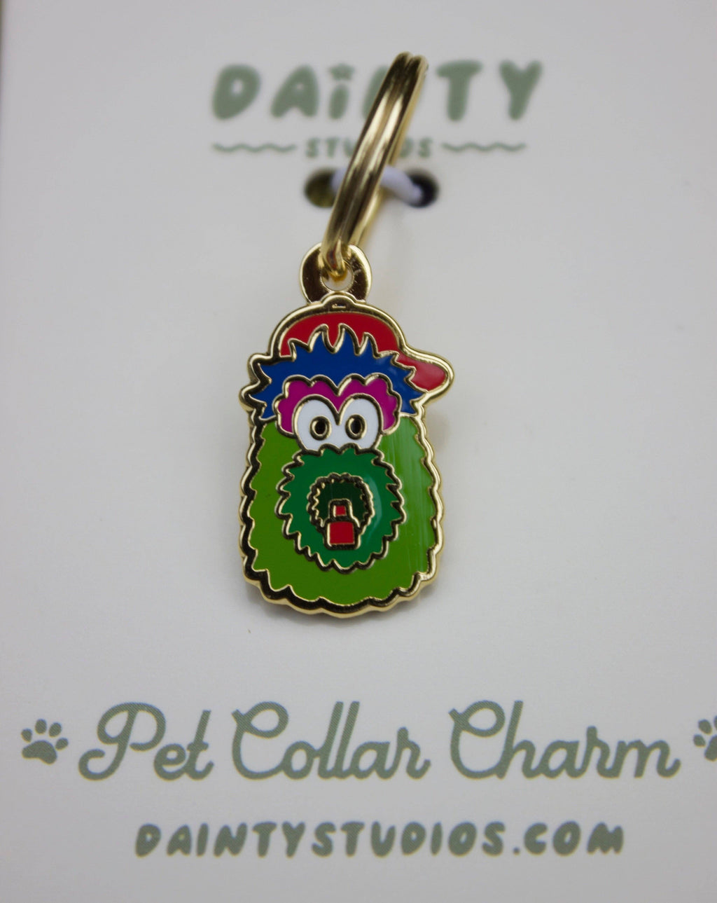 Philly Baseball Pet Collar Charm