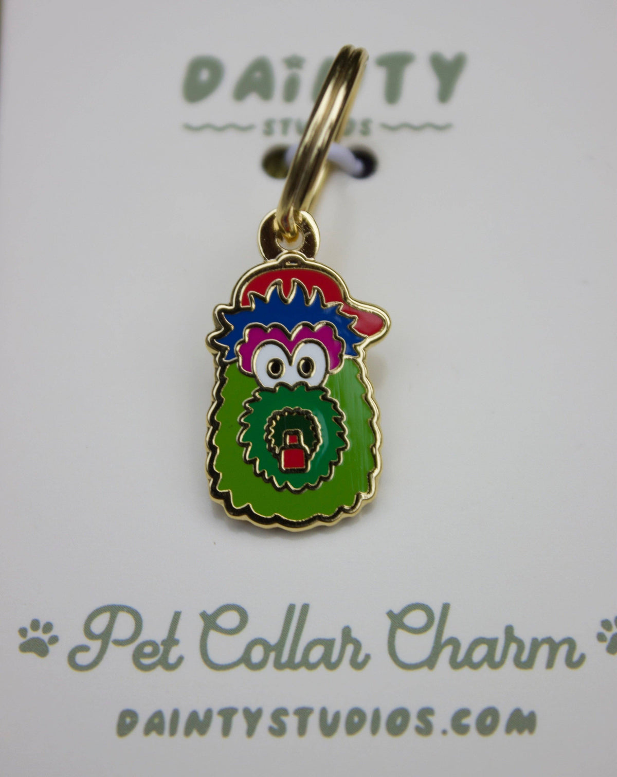 Philly Baseball Pet Collar Charm