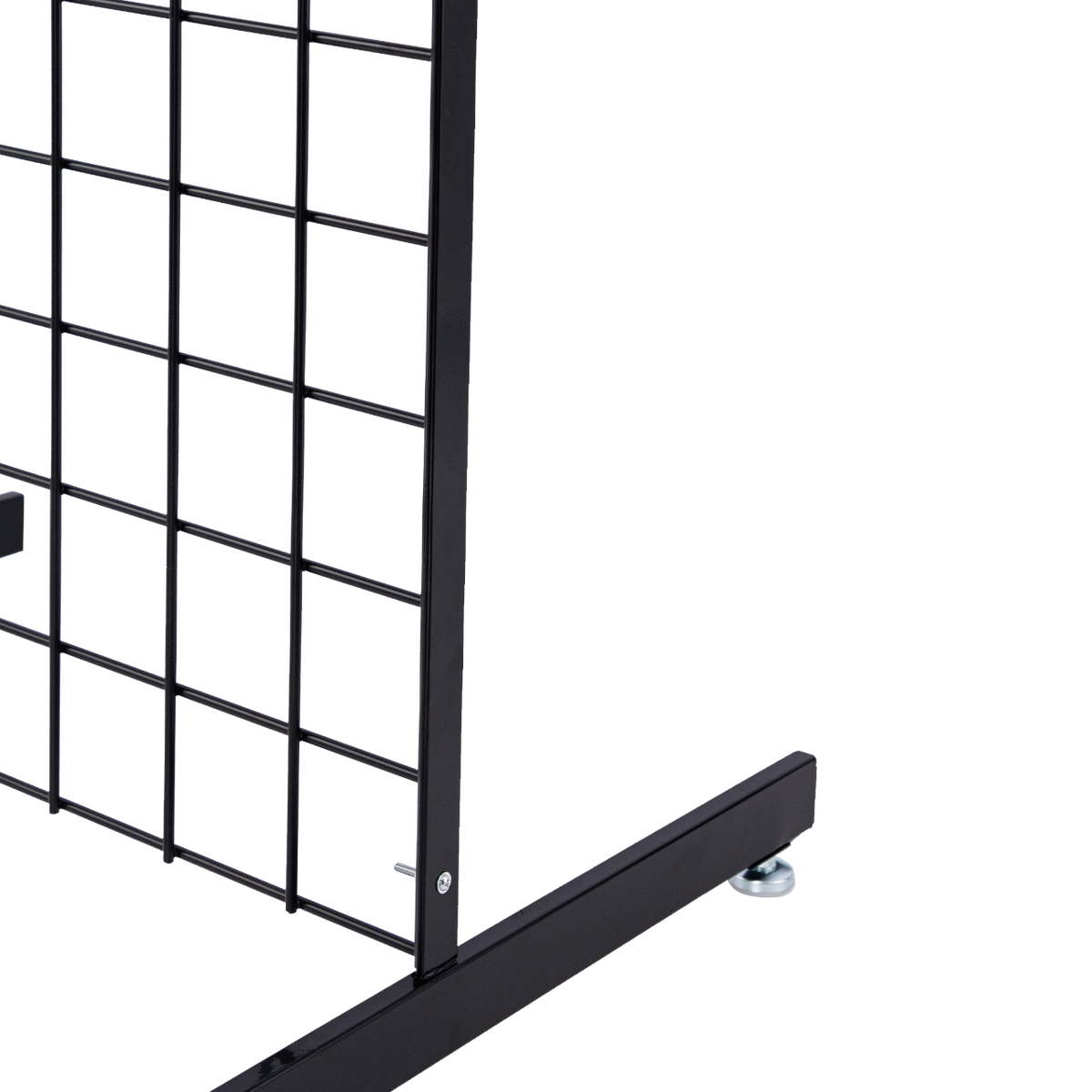 Black Collapsible Standing Grid Screen