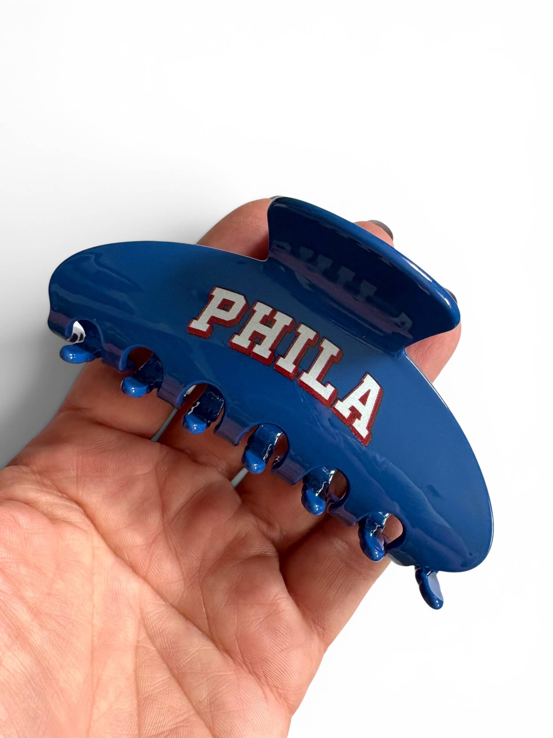Phila Blue Red White Hair Claw Clip ~  Philadelphia