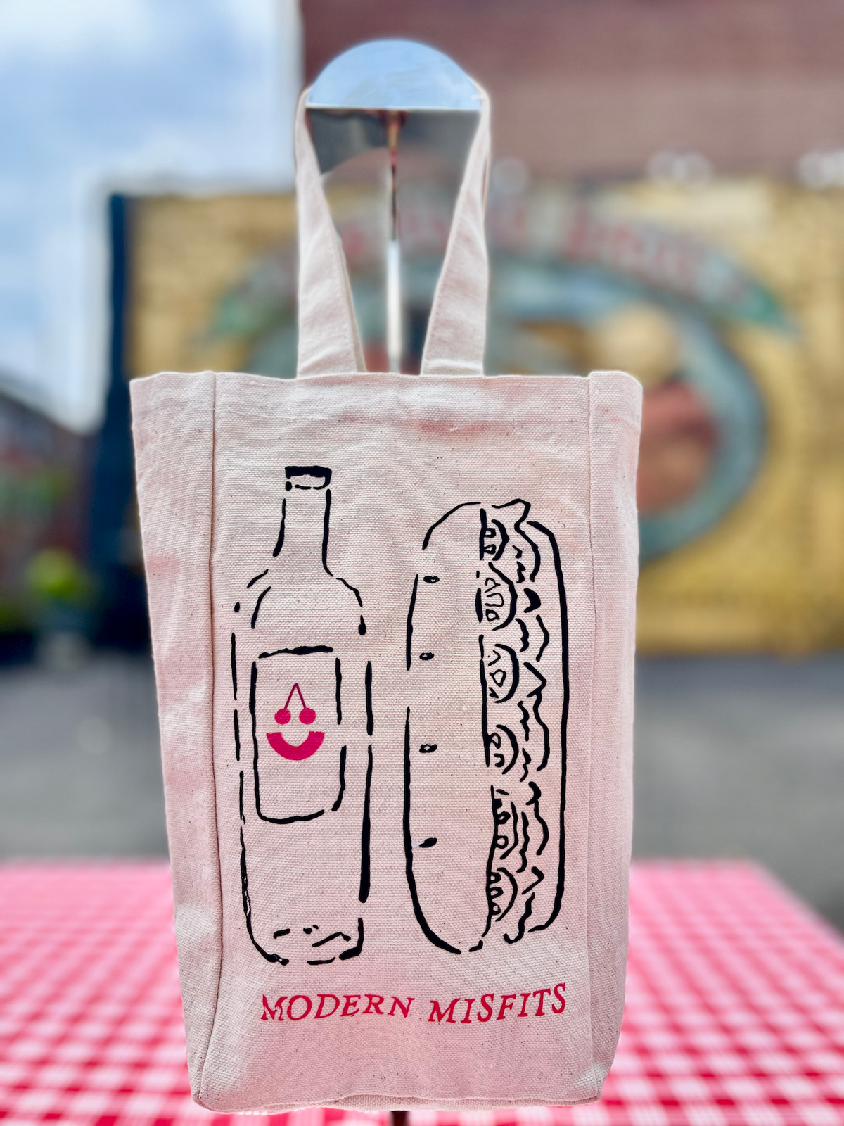 Wine and Hoagie Double Bottle Tote
