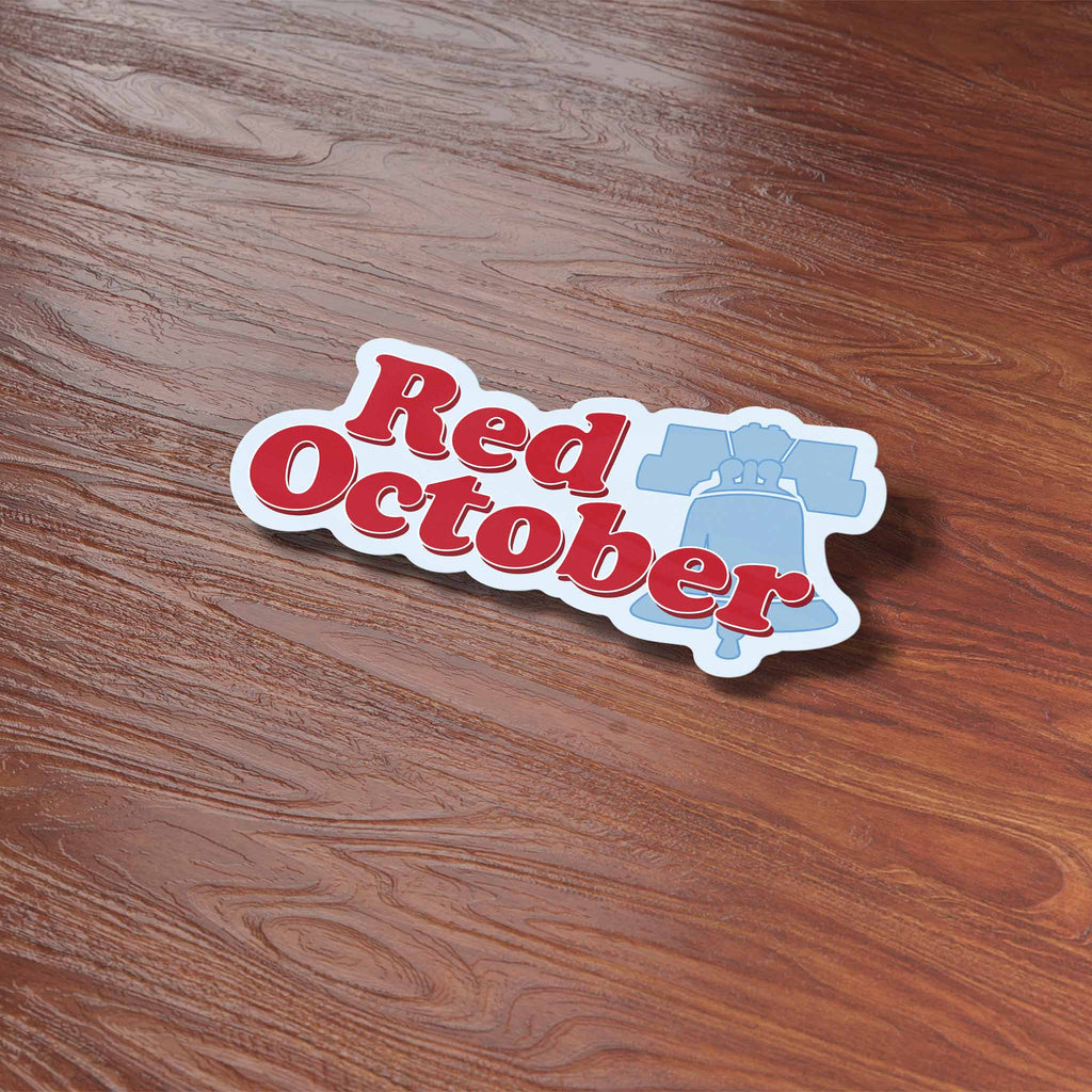 Red October Philly Sports Sticker