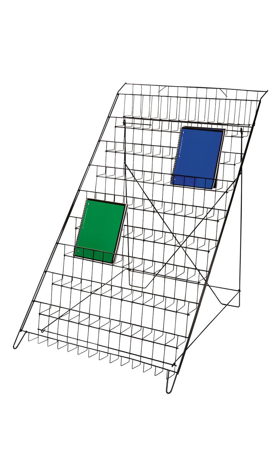 Black Floor-Standing Wire Rack - 46''H x 26 1/2''W x 31''D