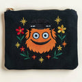 Hockey Mascot Embroidered Pouch Wallet Philadelphia Philly