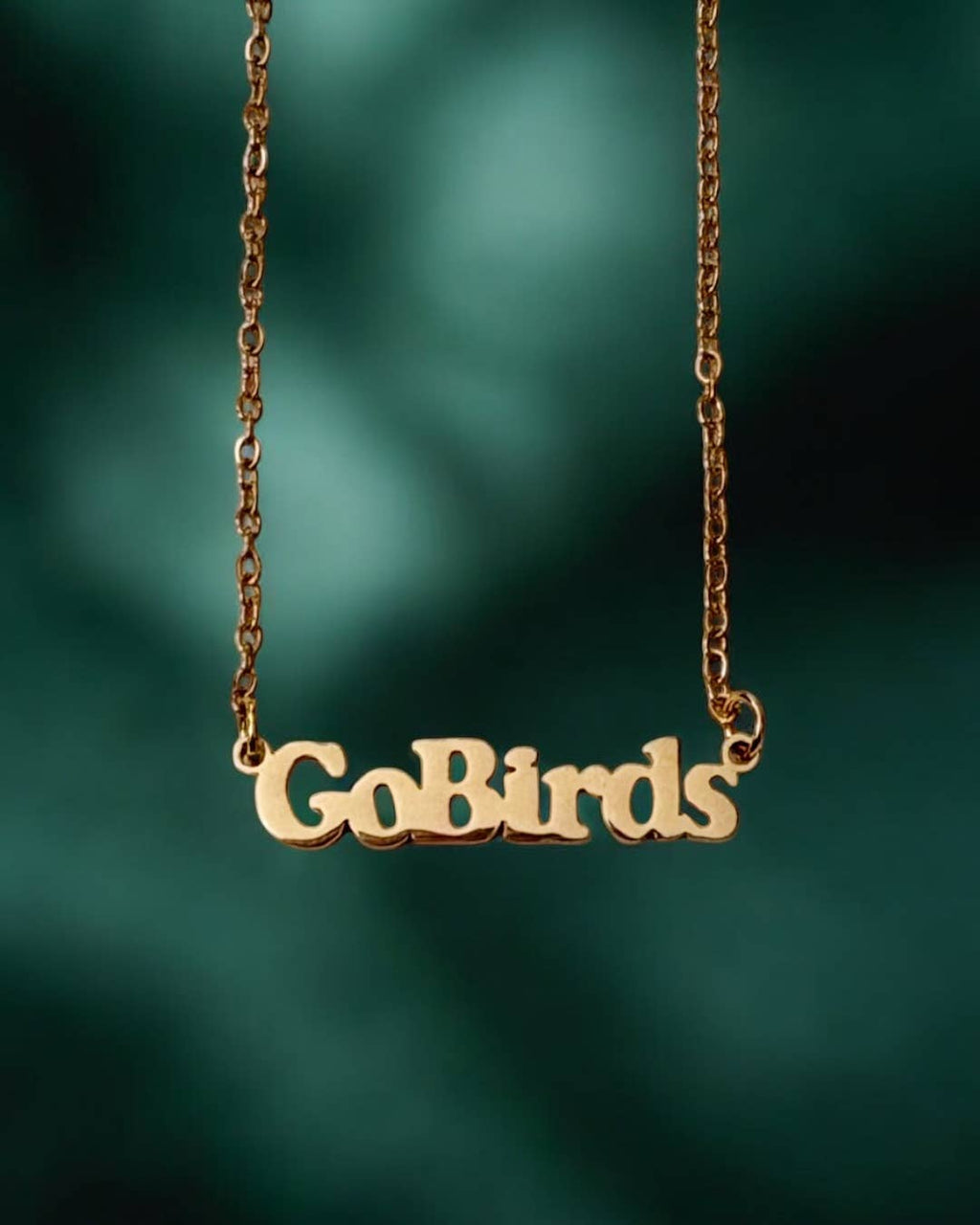 Go Birds Charm Necklace ~ Gold or Silver