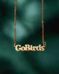 Go Birds Charm Necklace ~ Gold or Silver