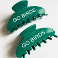Birds Green Hair Claw Clip ~  Philadelphia 
