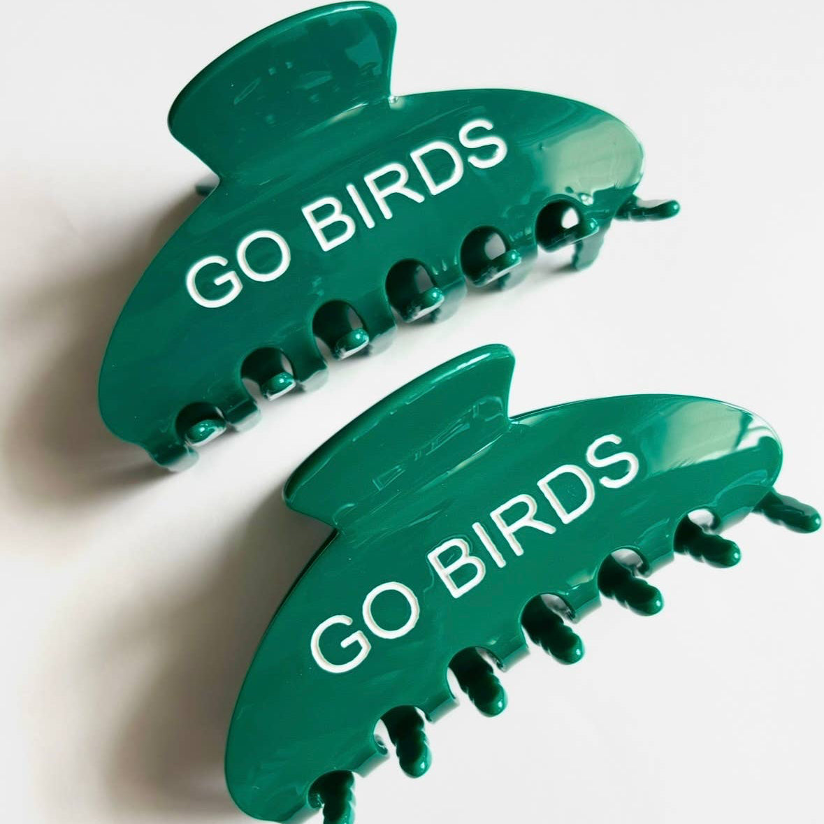 Birds Green Hair Claw Clip ~  Philadelphia 