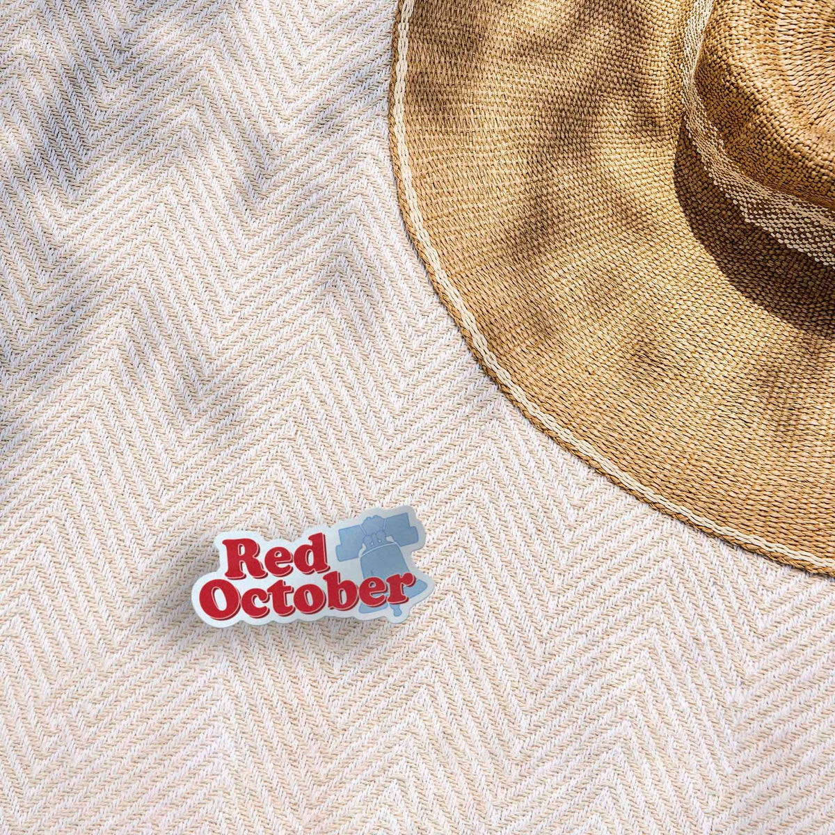 Red October Philly Sports Sticker