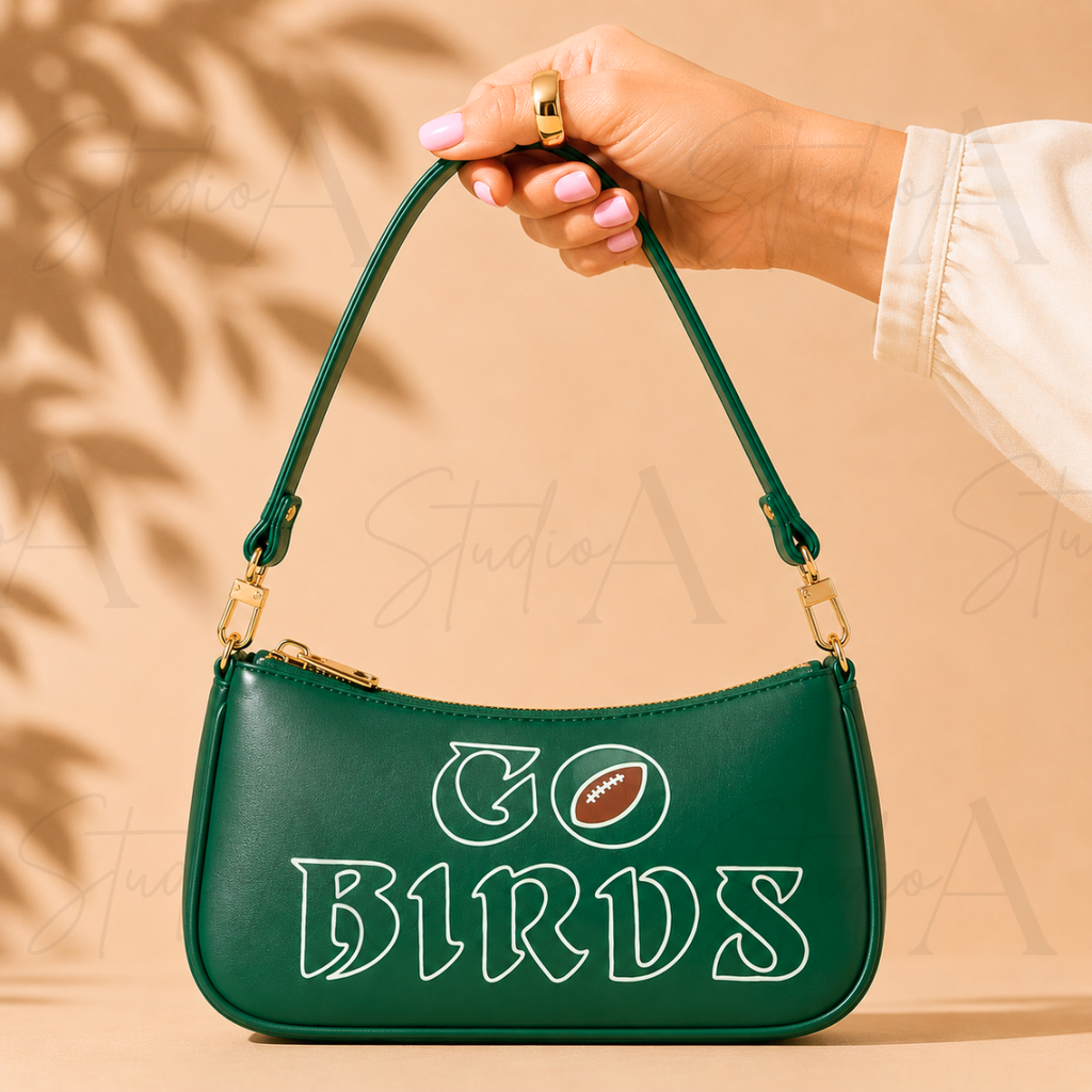 Philadelphia Eagles Go Birds Leather Purse