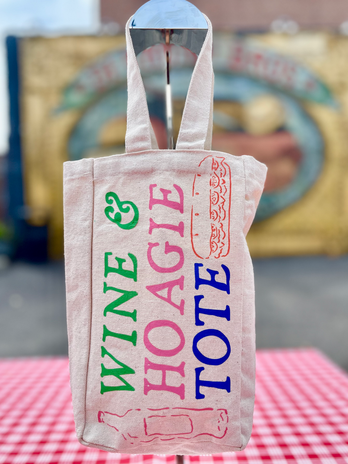 Wine and Hoagie Double Bottle Tote