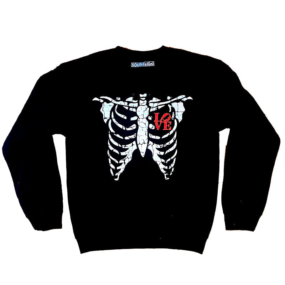 LOVE Skeleton Sweatshirt